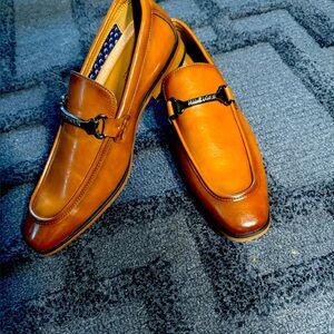 Tommy Hilfiger Men's Tan Leather Loafers